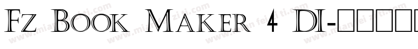 Fz Book Maker 4 DI字体转换